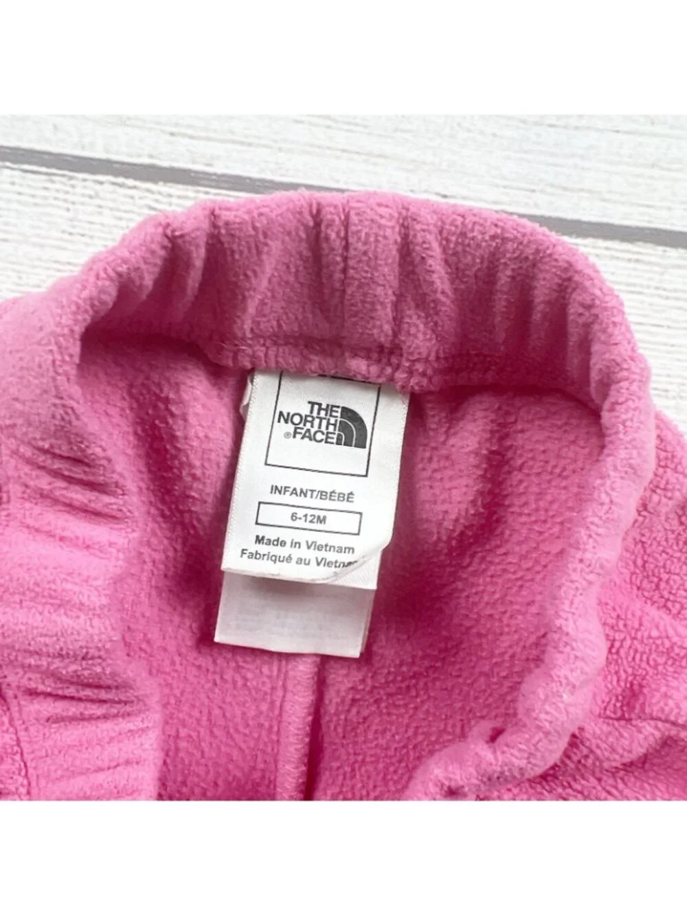 The North Face Baby Girls Fleece Pants Pink Warm Cozy 6-12 Months